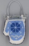 (image for) Mitten (Blue & Silver Christmas)